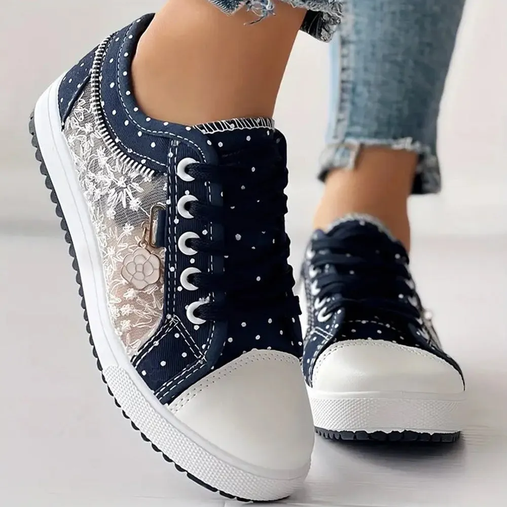 Luna™ - Stylish Lace-Up Sneakers