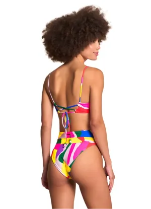 Maaji Cutouts Suzy Q High Rise/High Leg Bikini Bottom
