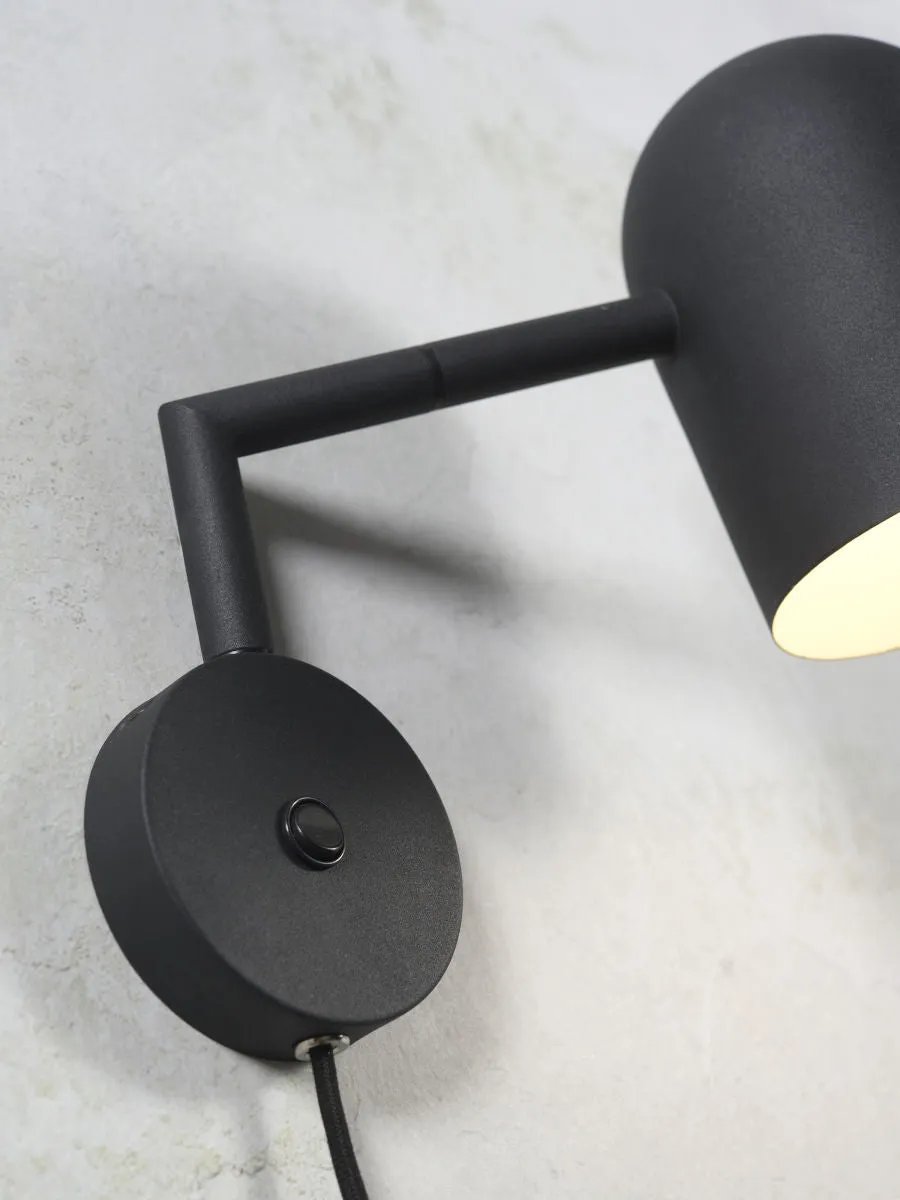 MARSEILLE Black Wall Light