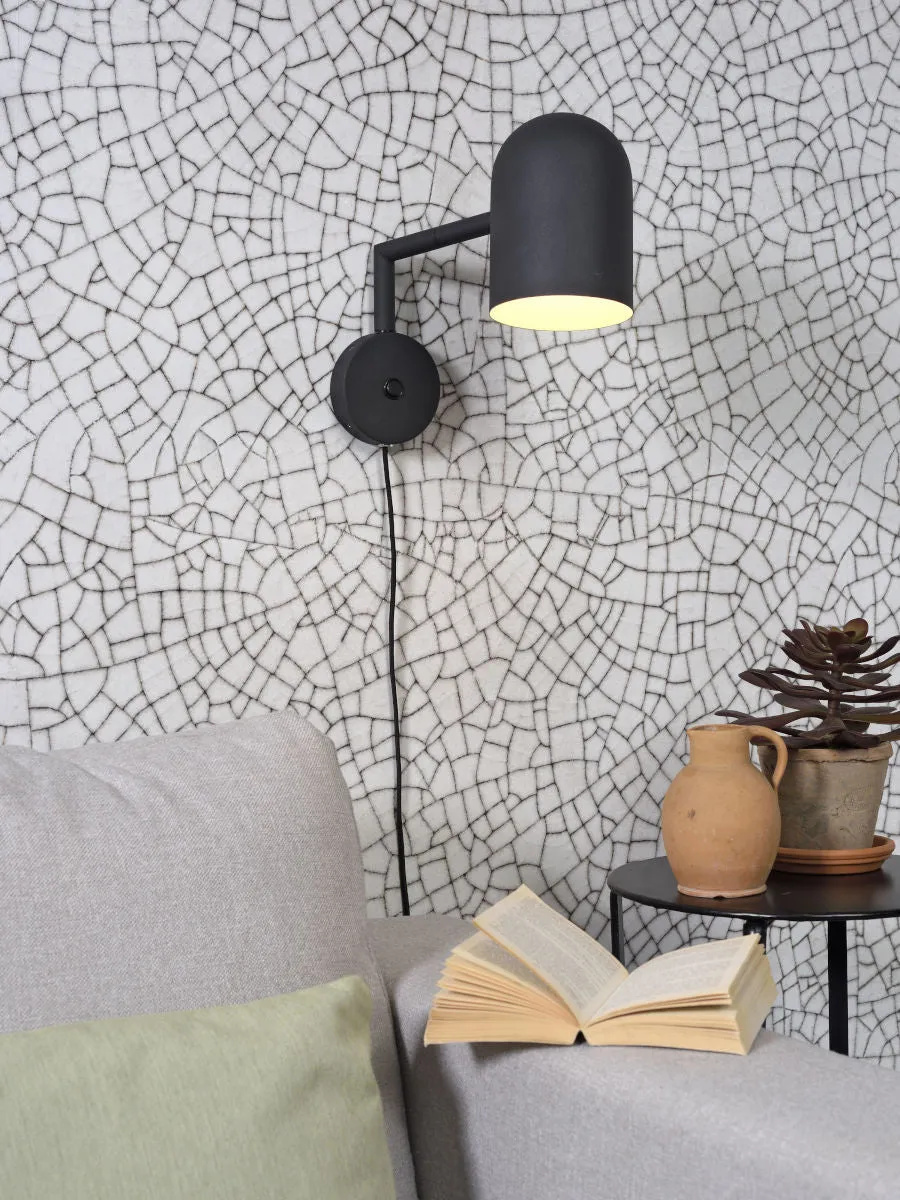 MARSEILLE Black Wall Light