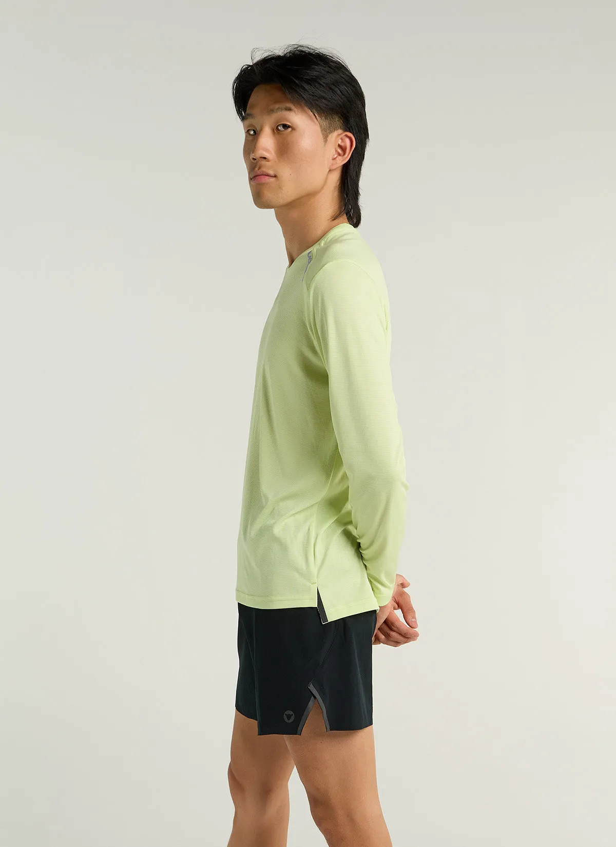 Men's Dry LS Tee - Shadow Lime