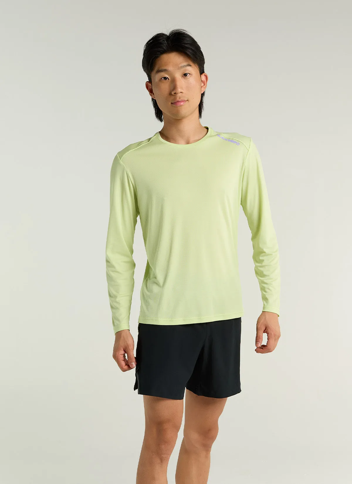 Men's Dry LS Tee - Shadow Lime