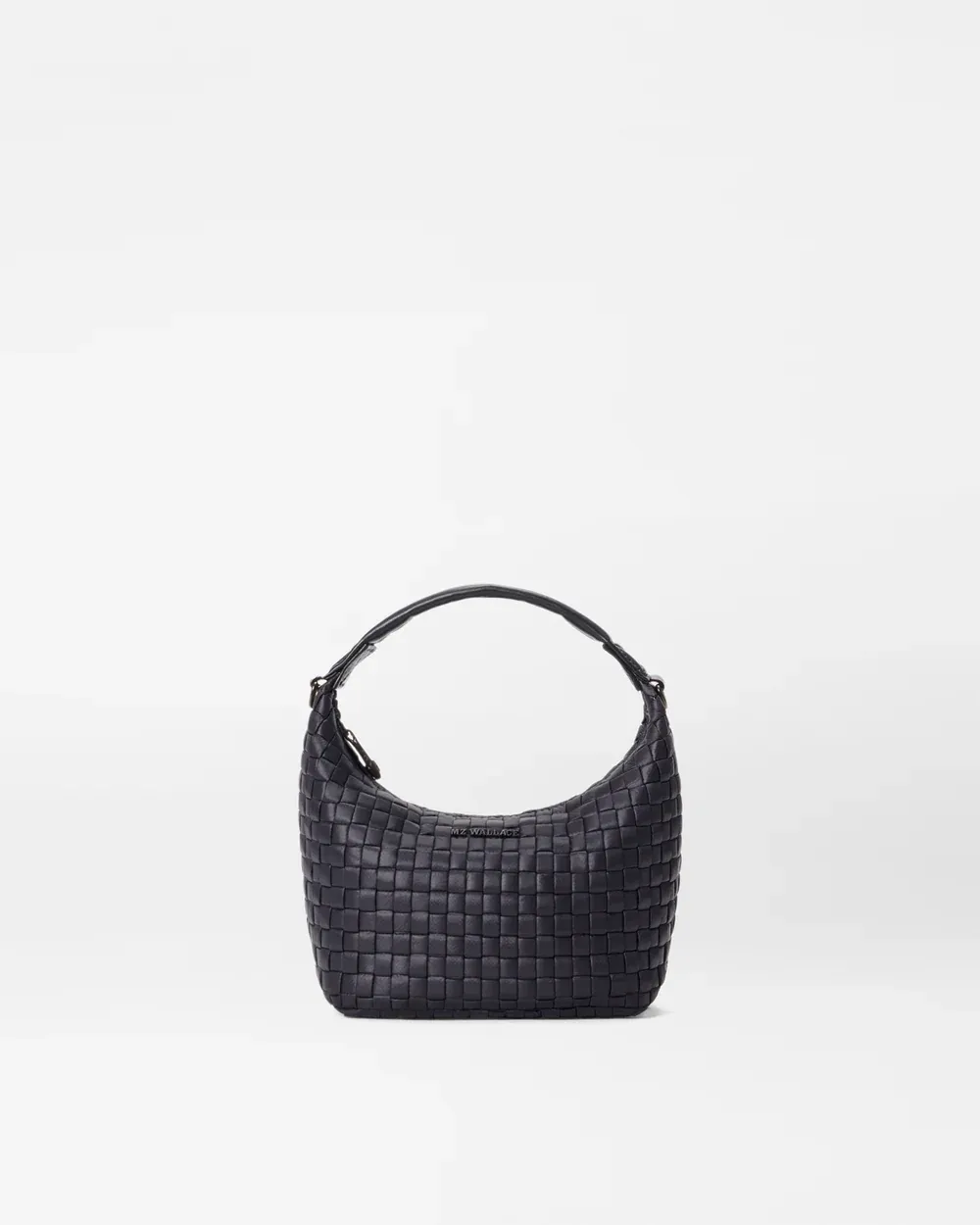 Mini Woven Hobo | Black
