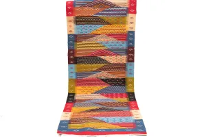Moroccan Hand Woven Kilim Hall Runner