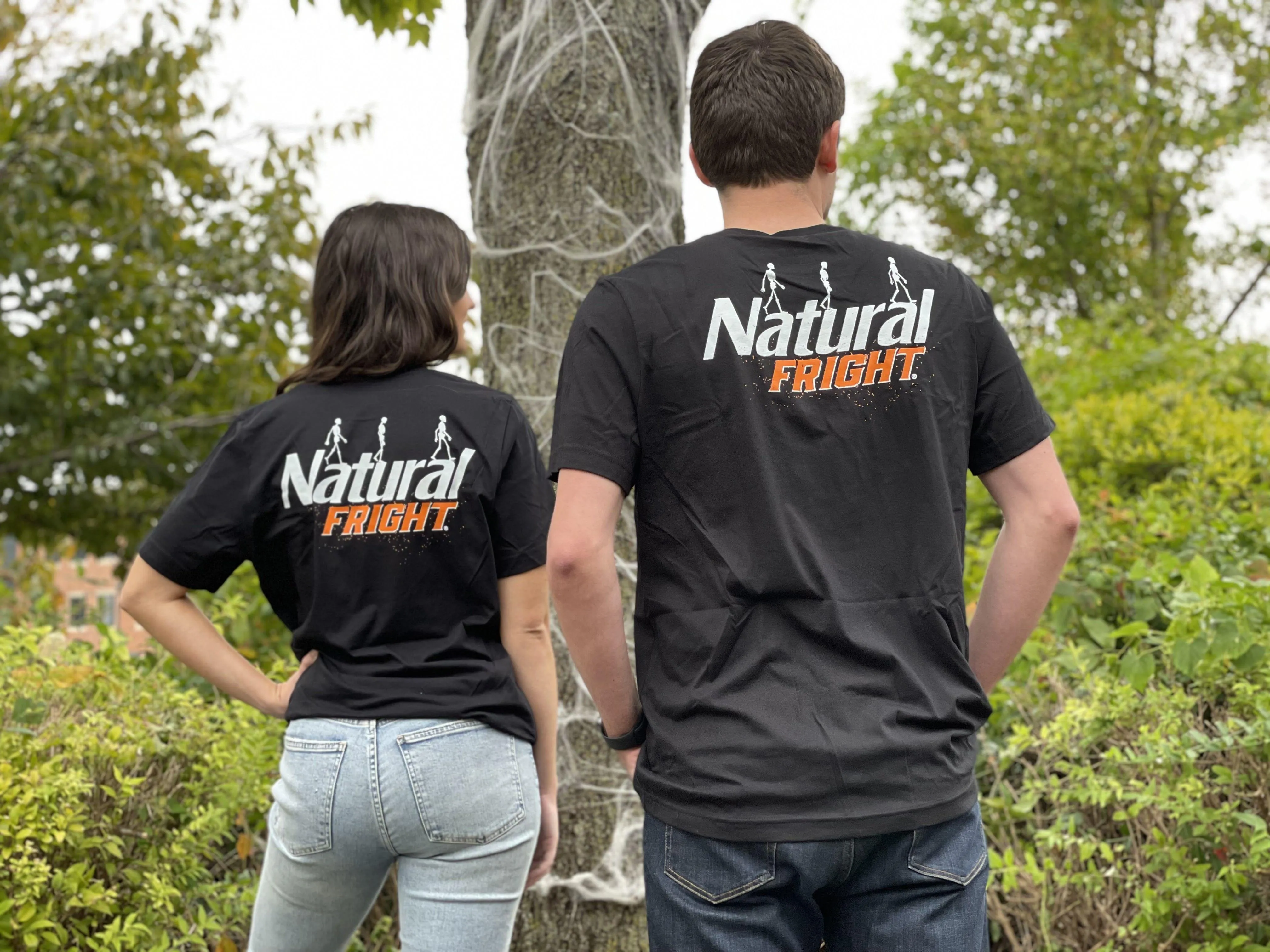 Natural Fright Backprint T Shirt