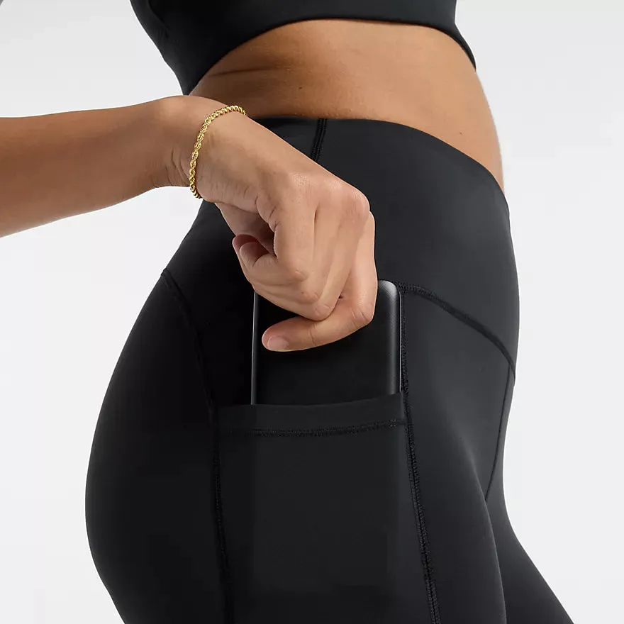New Balance Sleek Pocket High Rise Legging 25"