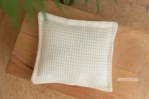 Newborn Posing pillow, waffle, cream, Ready to send