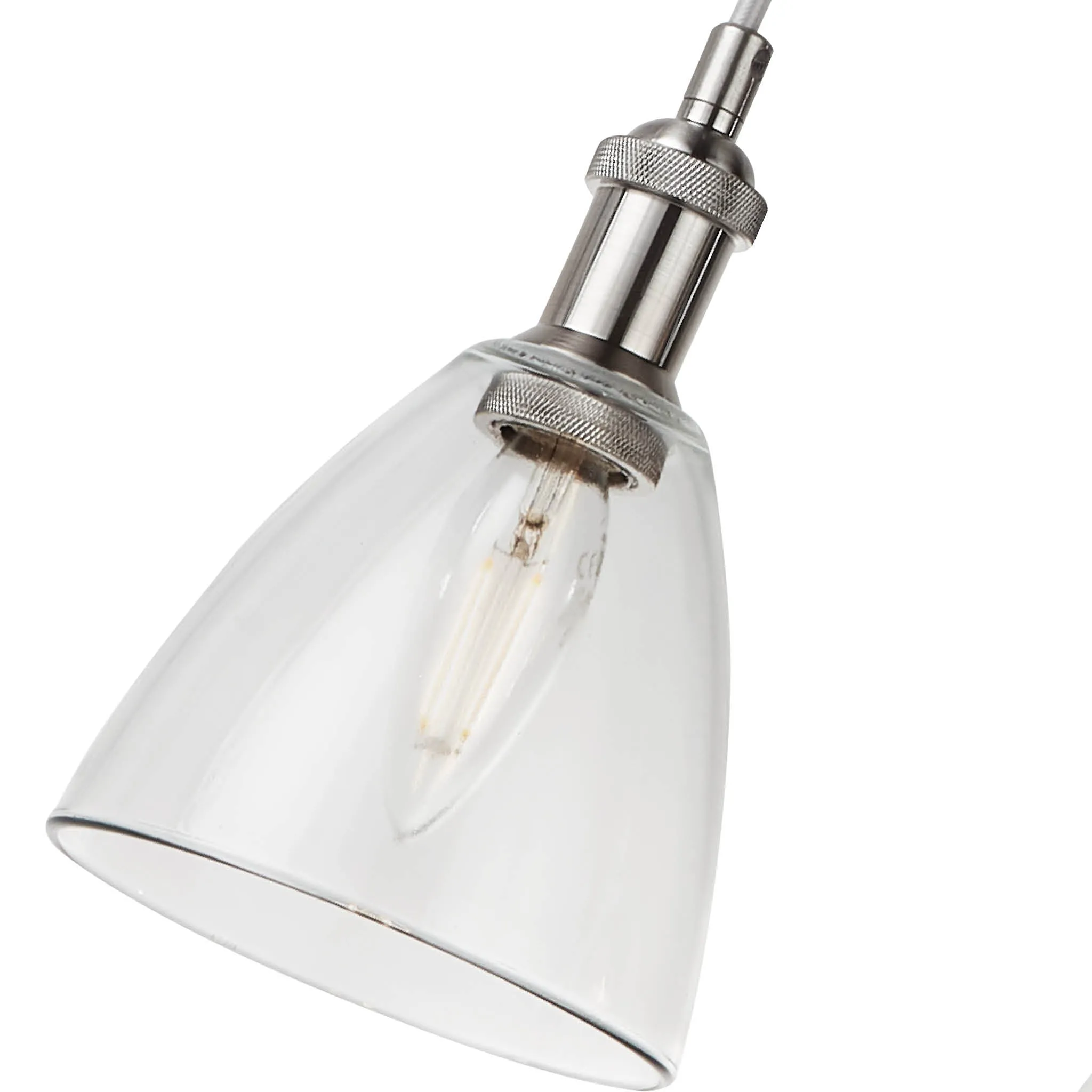 Newport 3 Light Glass Dining Bar Pendants