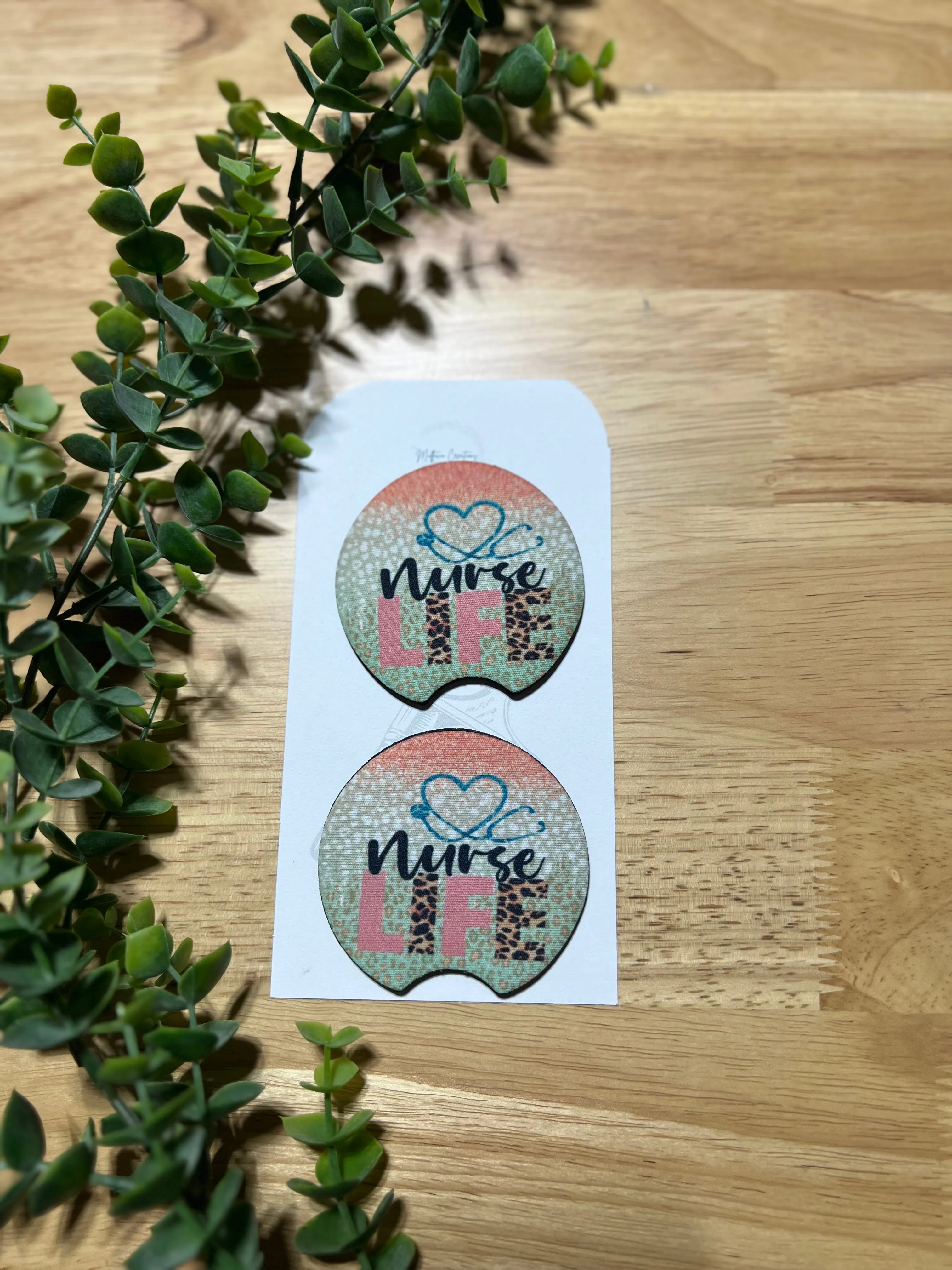 Nurse Life Car Coaster Set