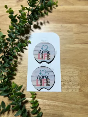 Nurse Life Car Coaster Set