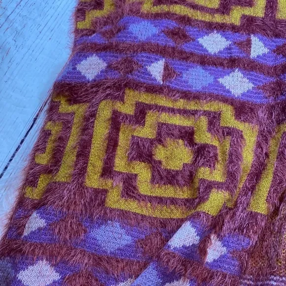 NWT Free People Diamondback Cozy Kimono Purple sz OS