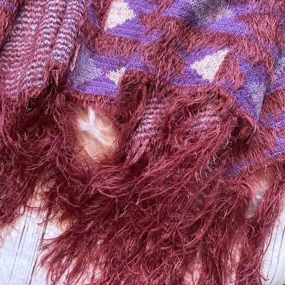 NWT Free People Diamondback Cozy Kimono Purple sz OS