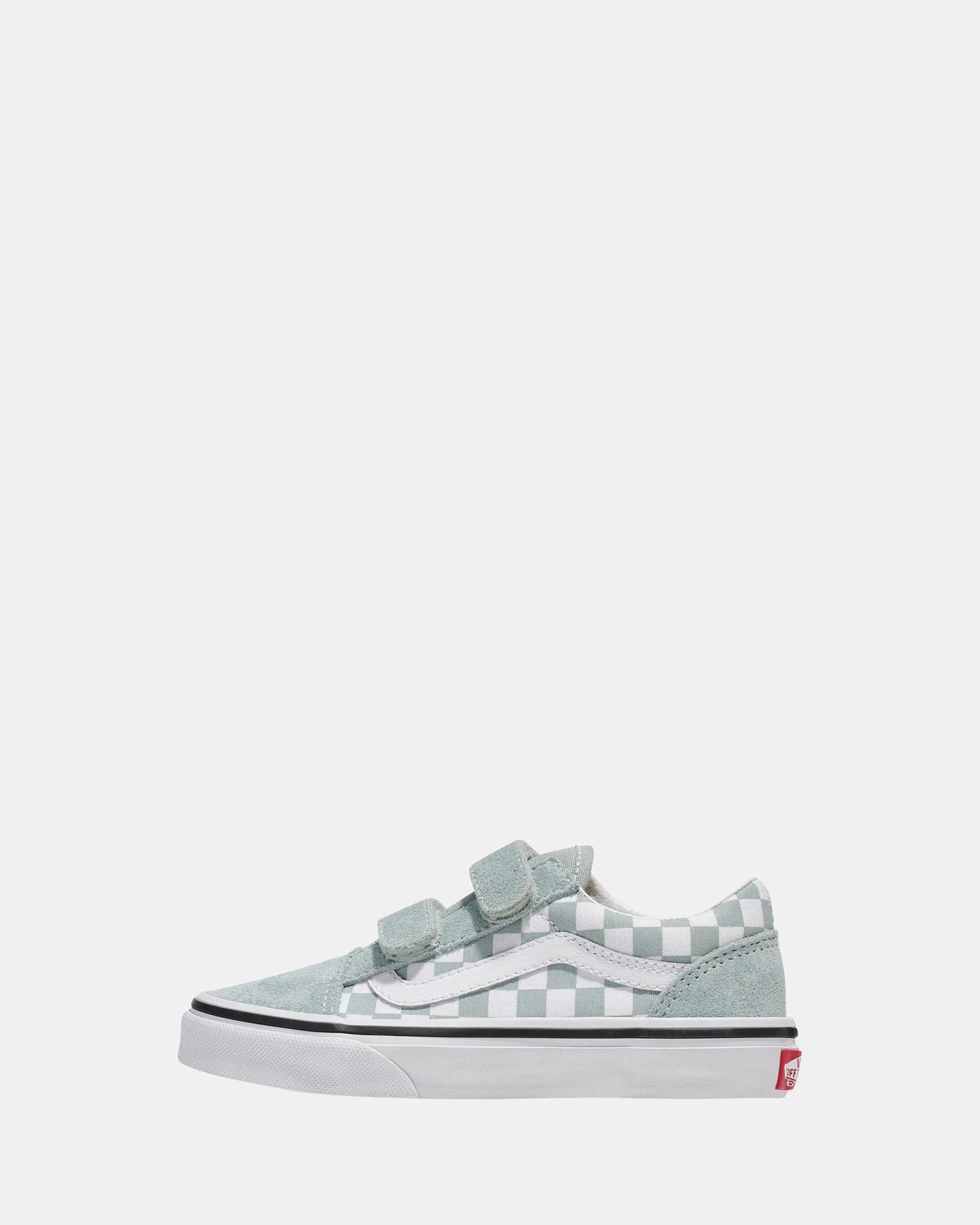 Old Skool V Check Youth Pure Grey