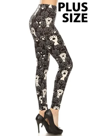 Paw-Sational Plus Size Leggings
