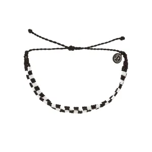 Pura Vida Woven Seed Bead Checkered Bracelet