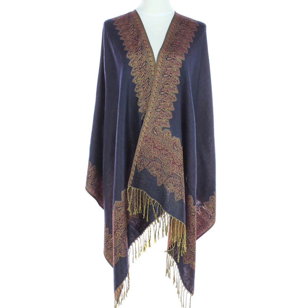 Purple/Gold Constantinople Pashmina