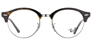 Ray-Ban Clubround RX 4246V 2012 Clubmaster Plastic Tortoise/ Havana Eyeglasses with Demo Lens