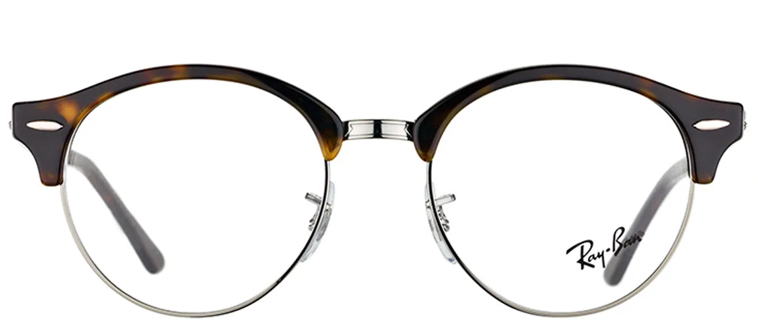 Ray-Ban Clubround RX 4246V 2012 Clubmaster Plastic Tortoise/ Havana Eyeglasses with Demo Lens