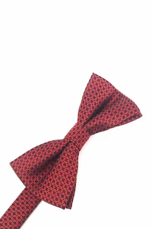 Red Regal Kids Bow Tie