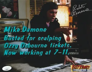 Robert Romanus signed Fast Times At Ridgemont High signed 8x10 JSA