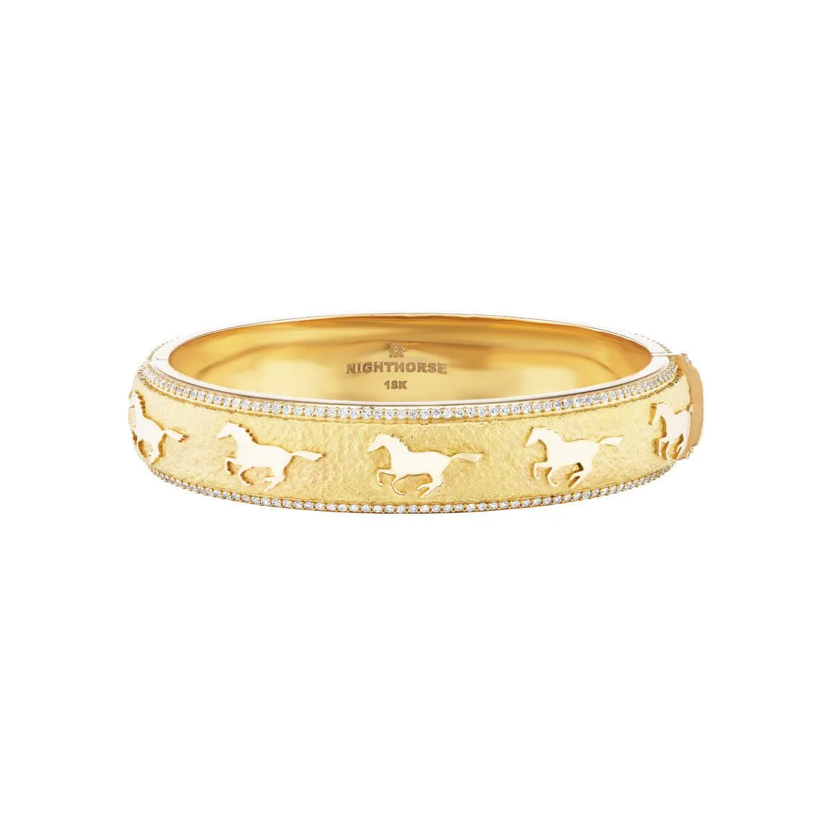 Running Horse Pave Bracelet (Diamonds)