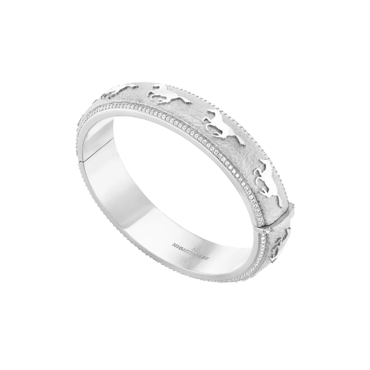 Running Horse Pave Bracelet (Diamonds)