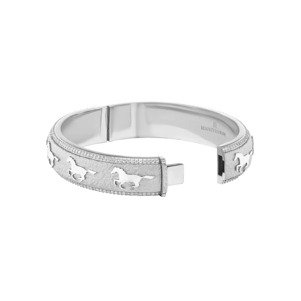 Running Horse Pave Bracelet (Diamonds)