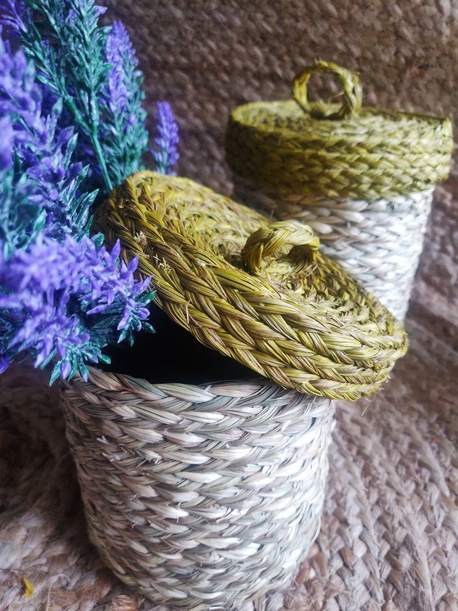 Sabai Grass Storage Box with Lid