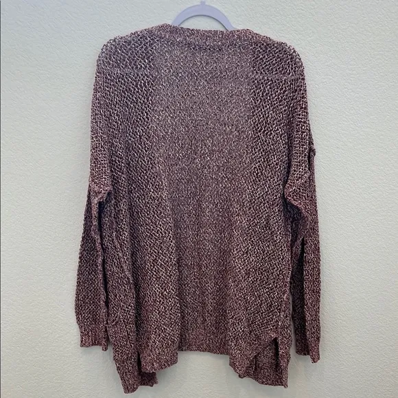 SIGNATURE 8 Women's Maroon open sweater Cardigan