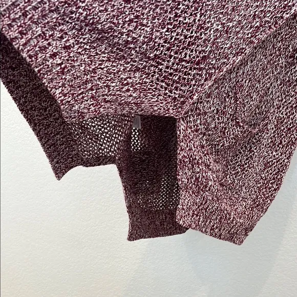 SIGNATURE 8 Women's Maroon open sweater Cardigan