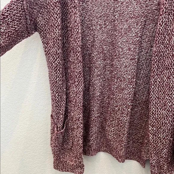 SIGNATURE 8 Women's Maroon open sweater Cardigan