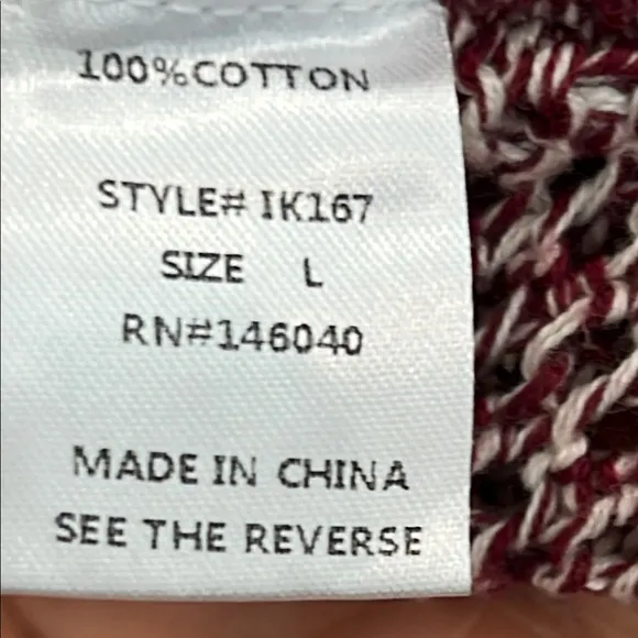SIGNATURE 8 Women's Maroon open sweater Cardigan