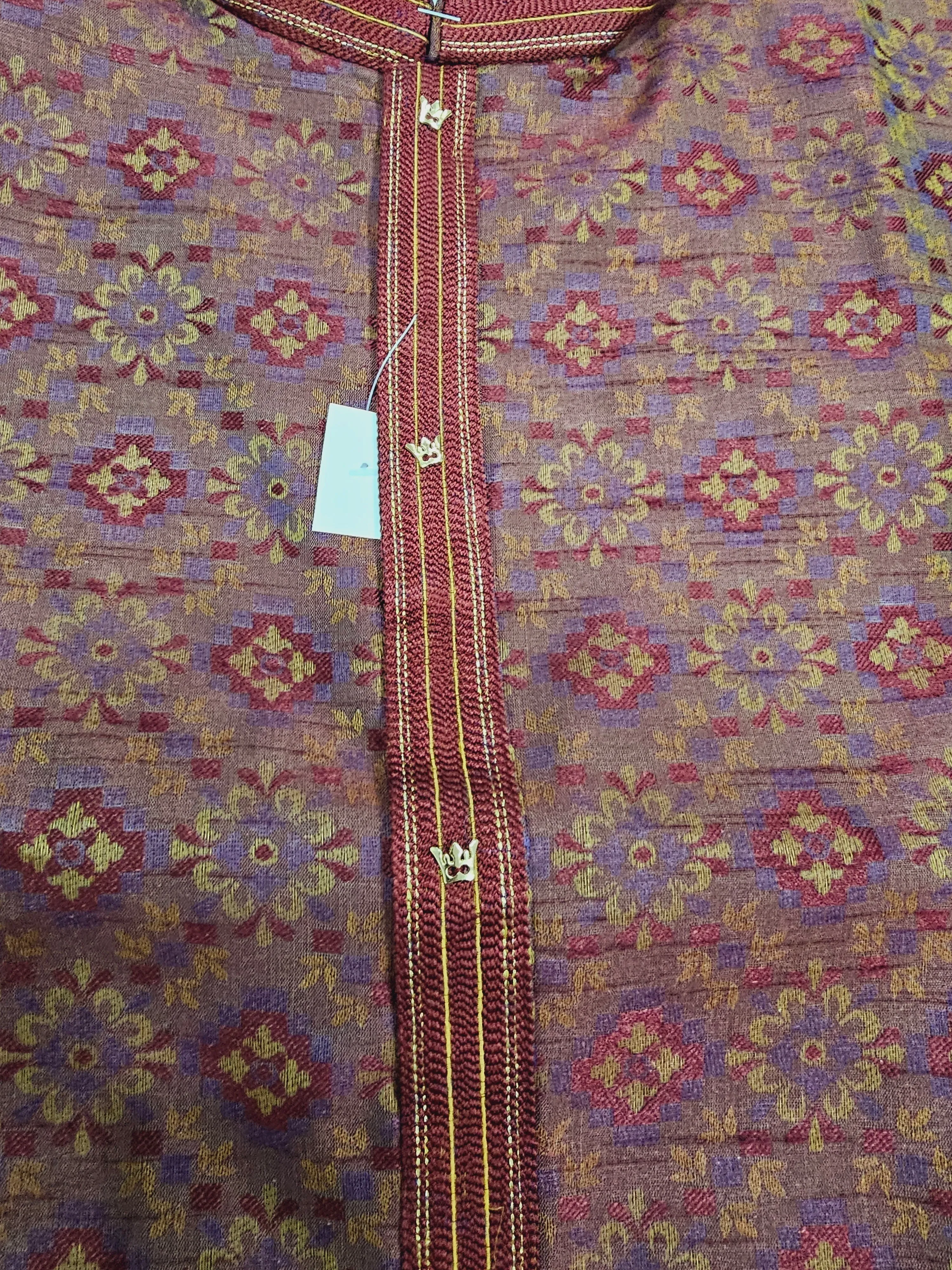 Silk Woven Men’s Kurta set
