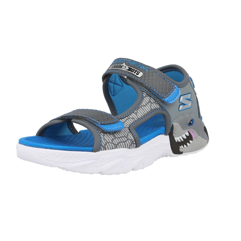 Skechers Creature Charcoal Light-Up Kids Shoes