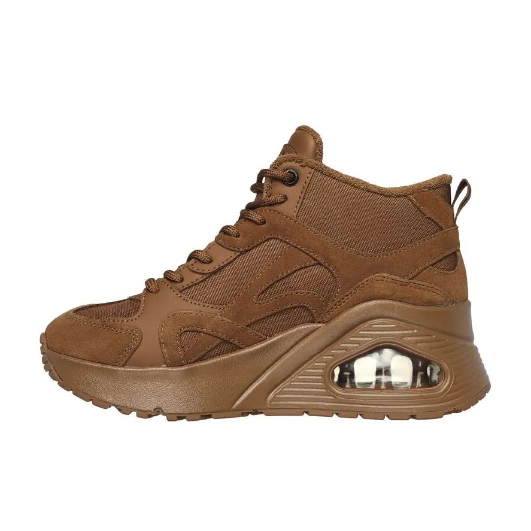 Skechers Women's Uno Hi - Rocliff Road 155681 Caramel Brown Sneaker