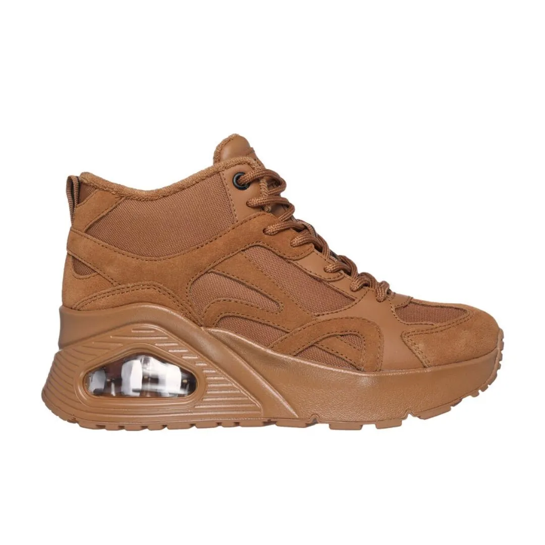 Skechers Women's Uno Hi - Rocliff Road 155681 Caramel Brown Sneaker