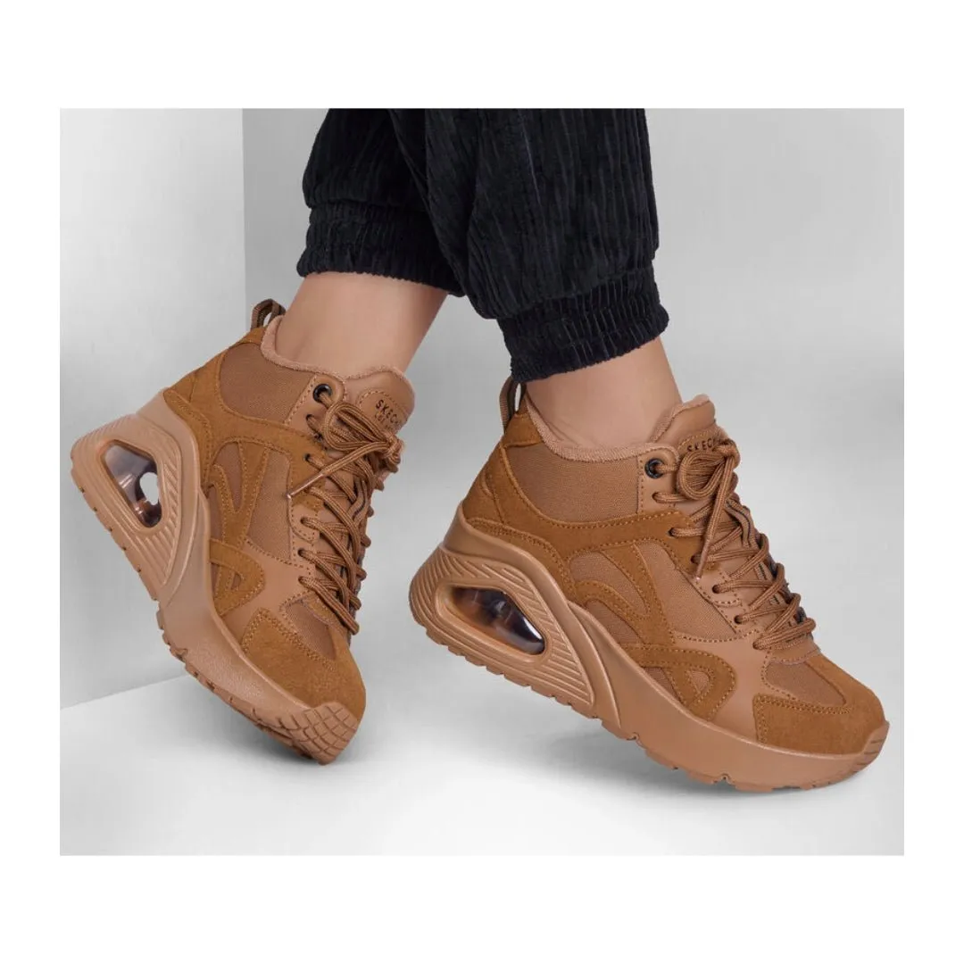 Skechers Women's Uno Hi - Rocliff Road 155681 Caramel Brown Sneaker