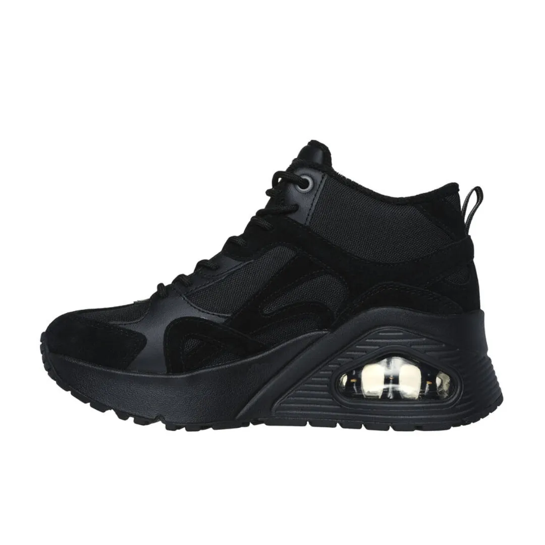 Skechers Women's Uno Hi - Rocliff Road,155681 Black Sneaker