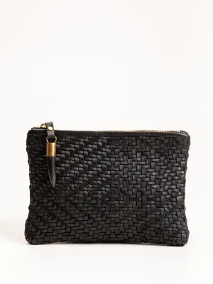 small pouch - black woven