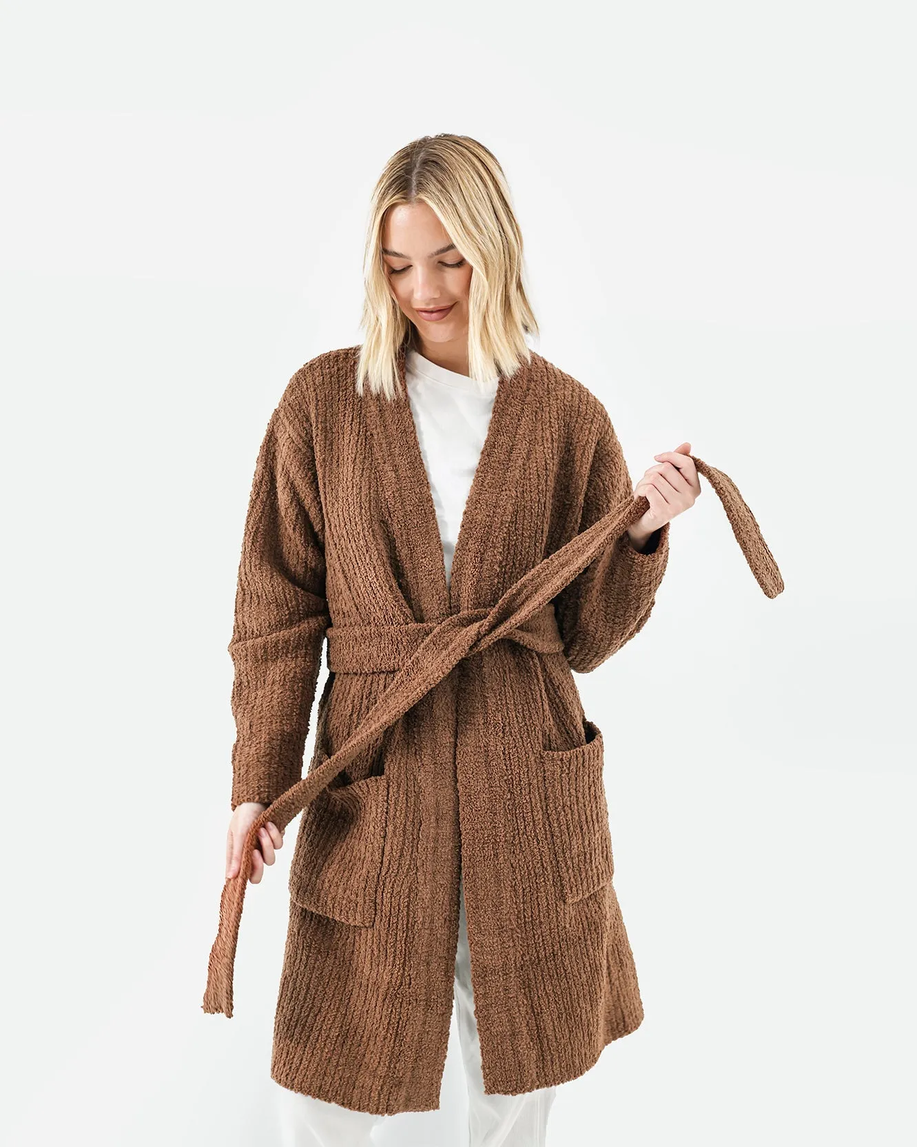 Snug Ribbed Cardigan