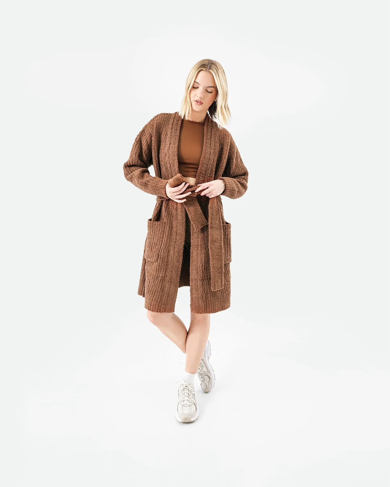 Snug Ribbed Cardigan