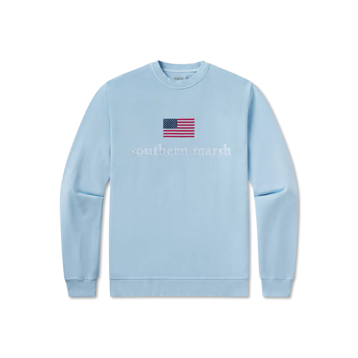 Southern Marsh-Seawash Sweatshirt American Flag