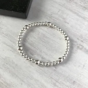 SPHERE | Silver Bead Bracelet