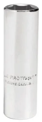 Stanley® Products TorquePlus Deep Sockets, 1/4 in Drive, 5.5 mm, 12 Points, 47055LTM