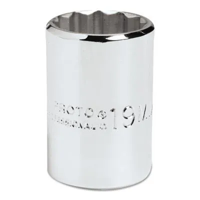 Stanley® Products Torqueplus Metric Sockets 1/2 in, 1/2 in Drive, 26 mm, 6 Points, 5426MH