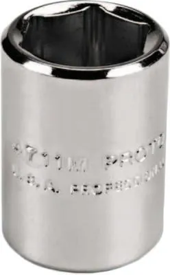 Stanley® Products Torqueplus Metric Sockets 1/4 in, 1/4 in Drive, 11 mm, 12 Points, 4711TM