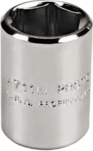 Stanley® Products Torqueplus Metric Sockets 1/4 in, 1/4 in Drive, 11 mm, 12 Points, 4711TM