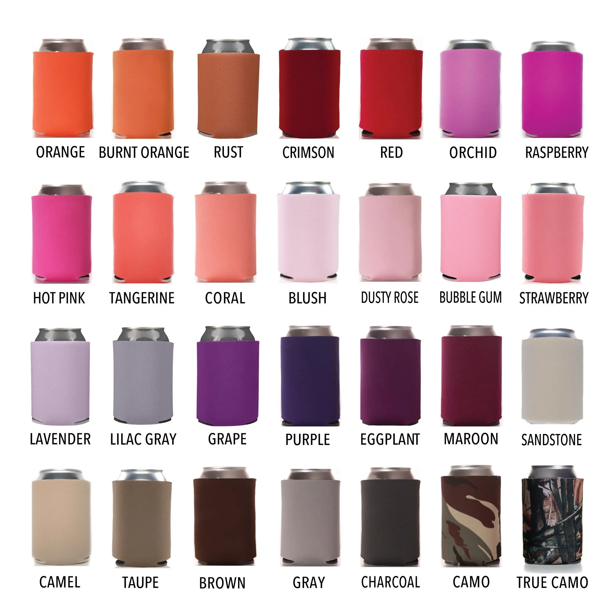 State or Province - Wedding Can Cooler #2R