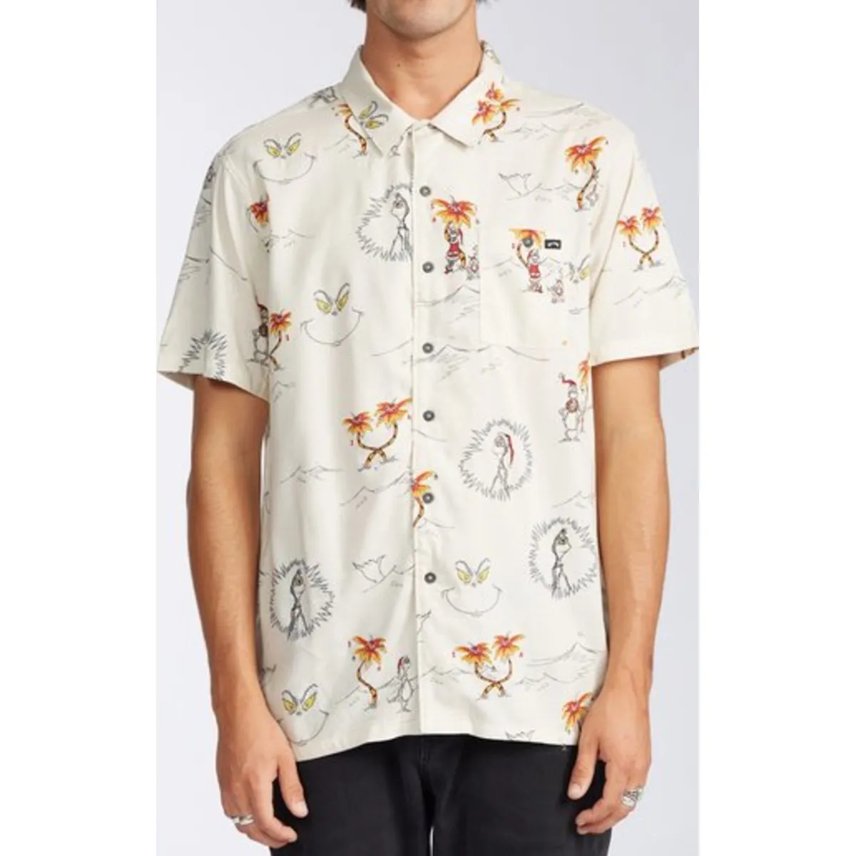 Sundays Vacay Grinch Short Sleeve Shirt