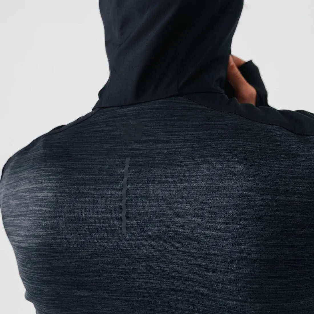 SWEAT ZIPPÉ A CAPUCHE DE RUNNING HOMME KALENJI WARM  